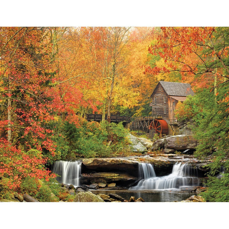 Old Grist Mill - 1000 Piece Jigsaw Puzzle - The Country Christmas Loft