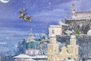 Winter castle on the River - Wall Advent Calendar
