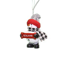 Cozy Snowman Ornament (Letters A - F) - - The Country Christmas Loft