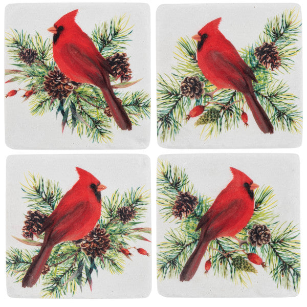 Cardinal Coaster - 4 Piece Set