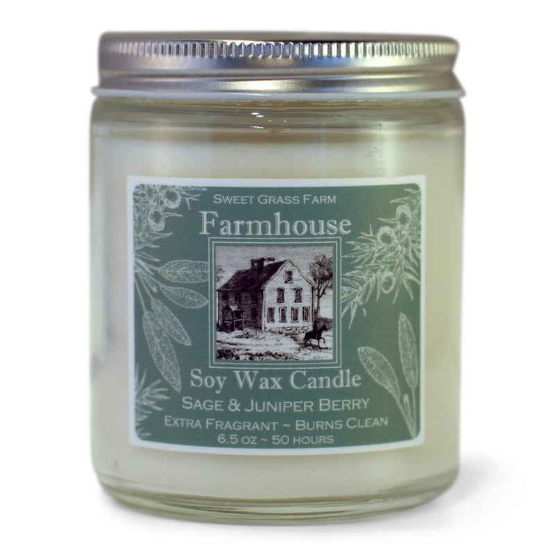 Sweet Grass Farm 6.5 Ounce Soy Candle - - The Country Christmas Loft