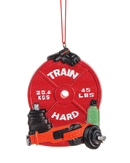 Weightlifting Ornament - Train Hard