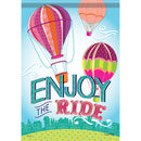 Hot Air Balloons Durasoft Large Flag - 28" x 40" - The Country Christmas Loft