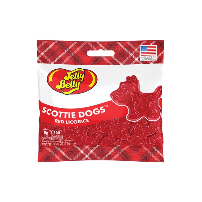 Scottie Dogs Red Licorice 2.75 oz Grab & Go Bag - The Country Christmas Loft