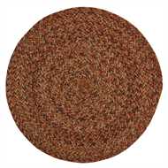 Allspice Round Braided Placemat - The Country Christmas Loft