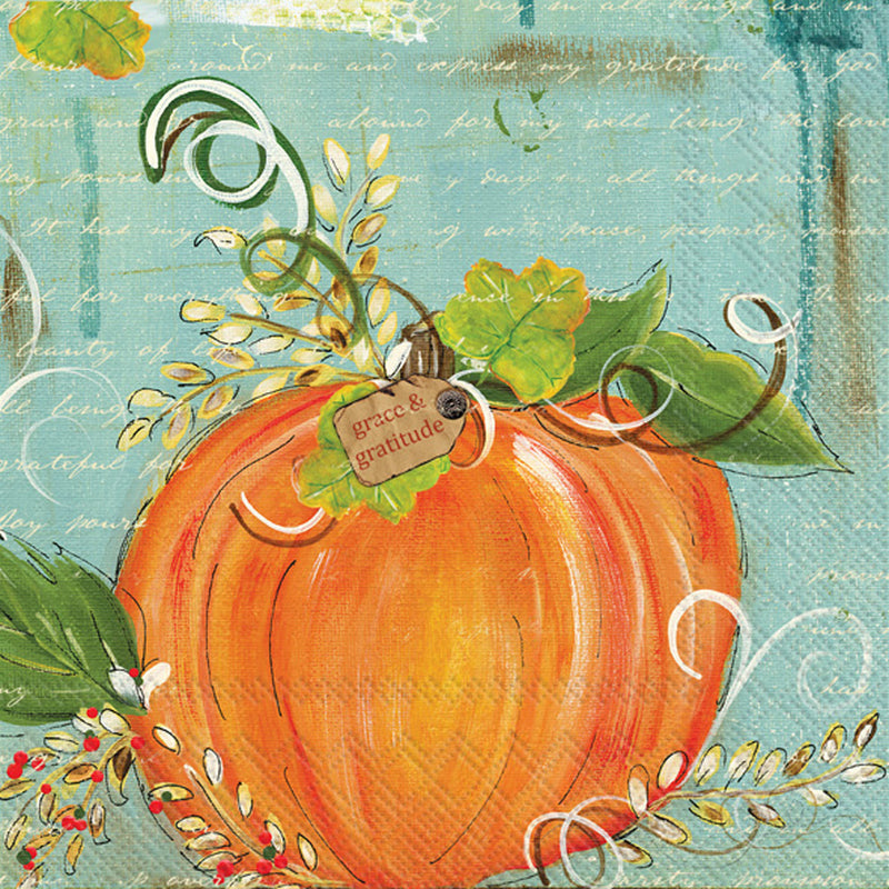 Grace And Gratitude - Lunch Napkin - The Country Christmas Loft