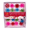 20-Light Multicolored Flower Light Set - The Country Christmas Loft