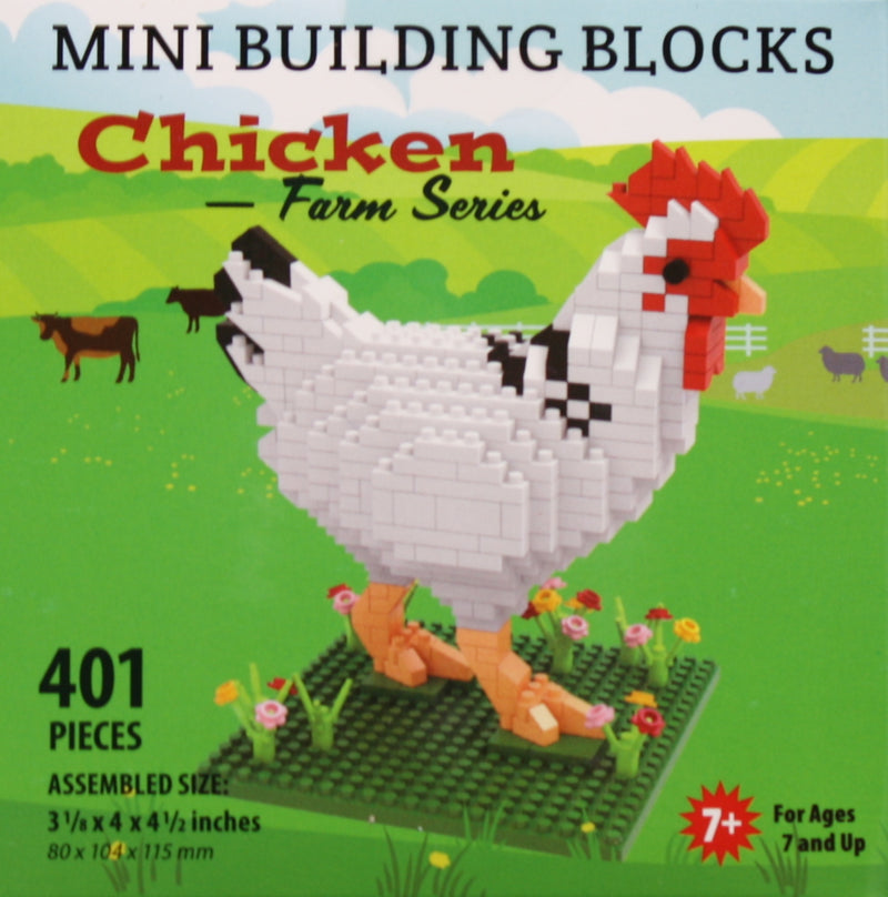 Mini Building Blocks - Farm Series - Chicken - The Country Christmas Loft