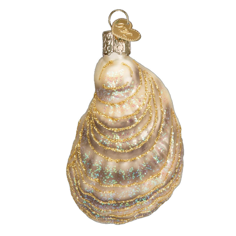 Oyster With Pearl Ornament - The Country Christmas Loft