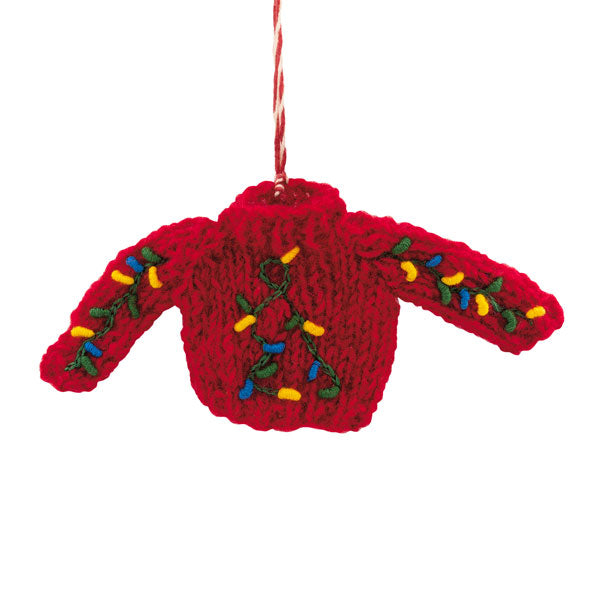 Christmas Sweater Ornament - The Country Christmas Loft