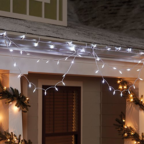 Holiday Living 150Ct Banner Mini Lights - Cool White / Green Wire 150 Ct - The Country Christmas Loft