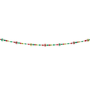 Vintage Glass Ball Garland - 7 Feet Long