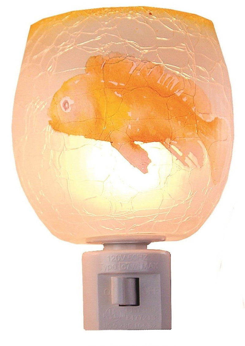 Glass Nightlight - Water Color Fish - Style A
