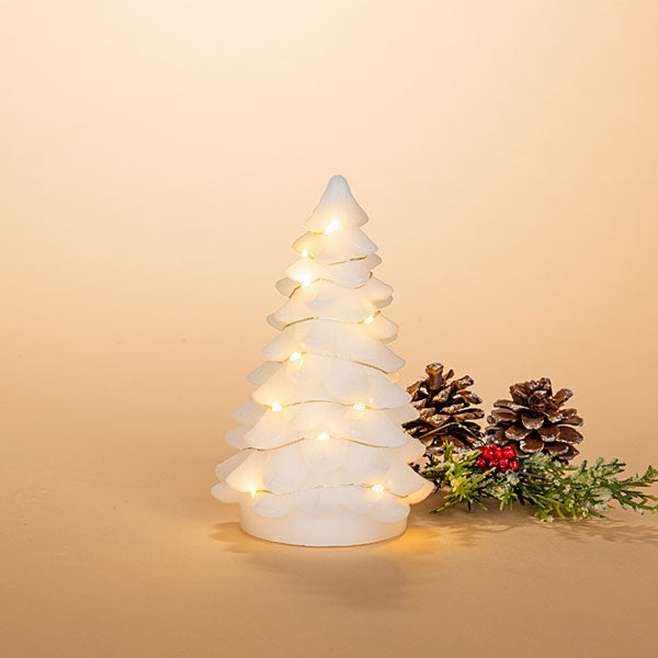 Lighted White Christmas Tree - The Country Christmas Loft