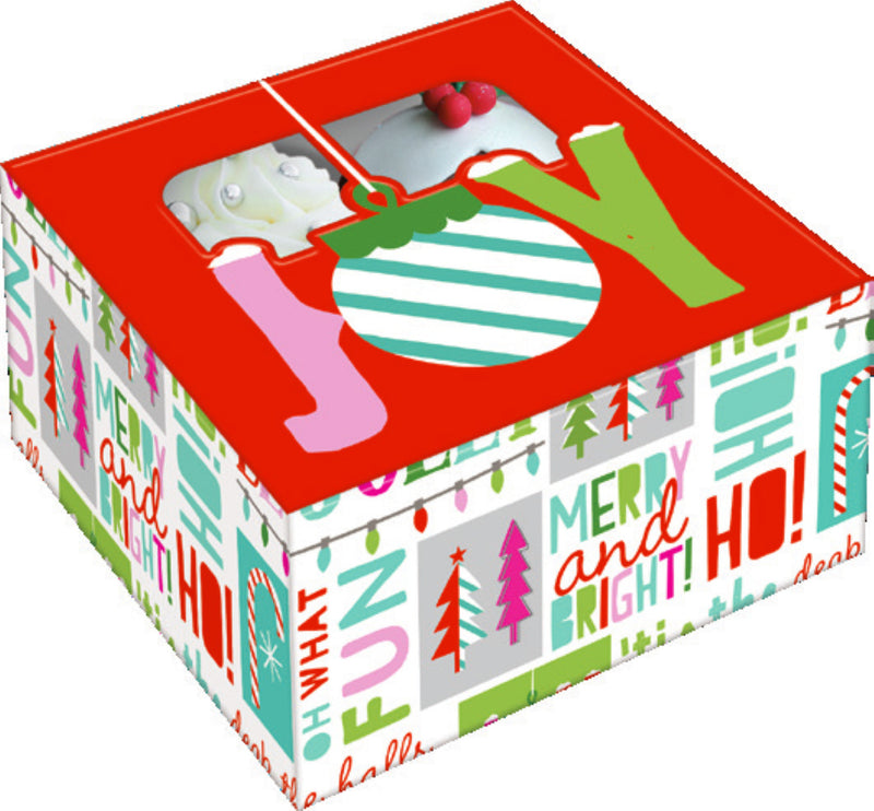 Holiday Bakery Box - Red