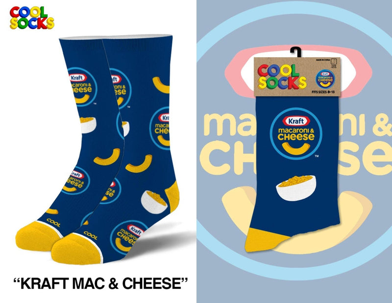 Kraft Mac & Cheese Socks - The Country Christmas Loft