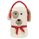 Fleece Sherpa Dog SnowThrow - The Country Christmas Loft