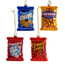 Snack Bag Glass Ornament -