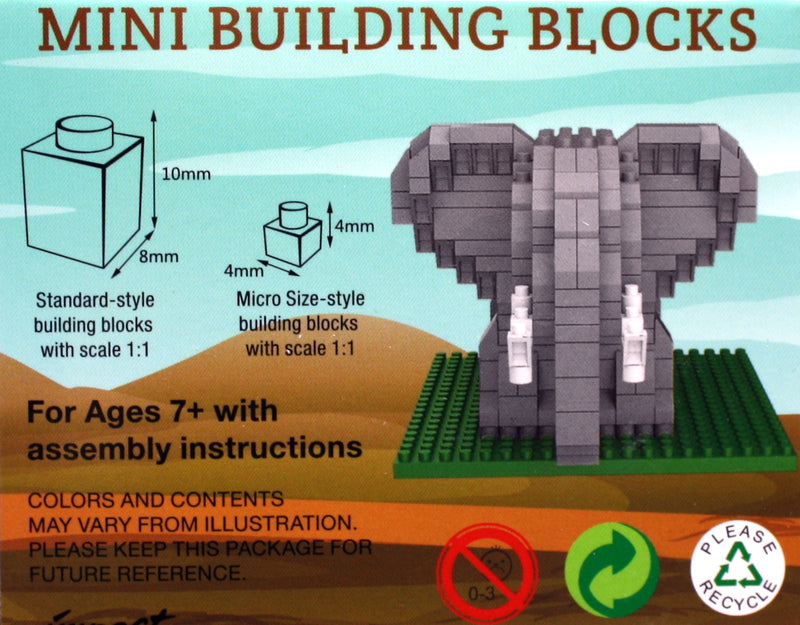 Mini Building Blocks - Elephant - The Country Christmas Loft