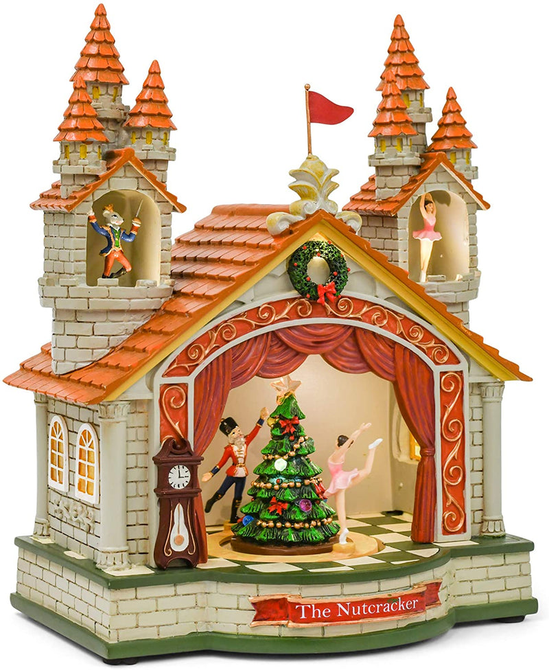 Musical LED Nutcracker Stage Diorama - The Country Christmas Loft