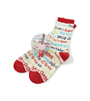 Christmas Sayings Women's Socks in Ornament Ball - The Country Christmas Loft
