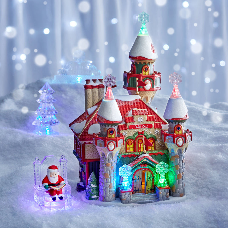 Lit Ice Castle Throne - The Country Christmas Loft