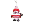 Cozy Snowman Ornament (Letters A - F) - - The Country Christmas Loft