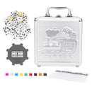 Mexican Train Dominoes Game in Aluminum Carry Case