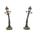 Purple Night Street Lights - Set of 2 - The Country Christmas Loft