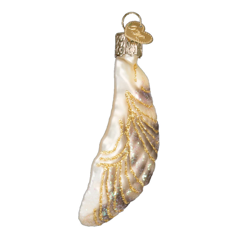 Oyster With Pearl Ornament - The Country Christmas Loft