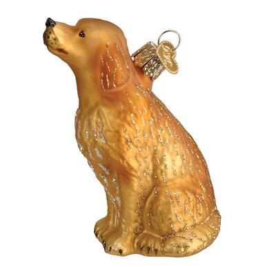 Sitting Golden Ornament - The Country Christmas Loft