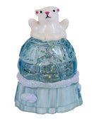LED Igloo Snowglobe - Polar Bear - The Country Christmas Loft
