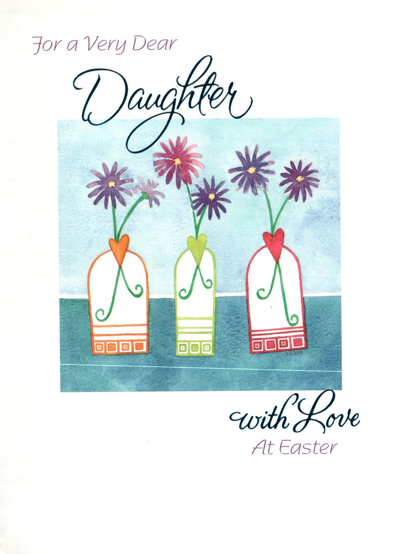For a very dear Daughter with love at Easter card - The Country Christmas Loft