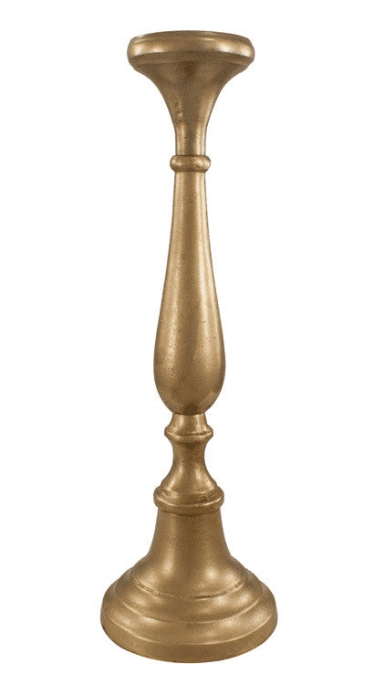 Brass Finish Candle Holder - The Country Christmas Loft