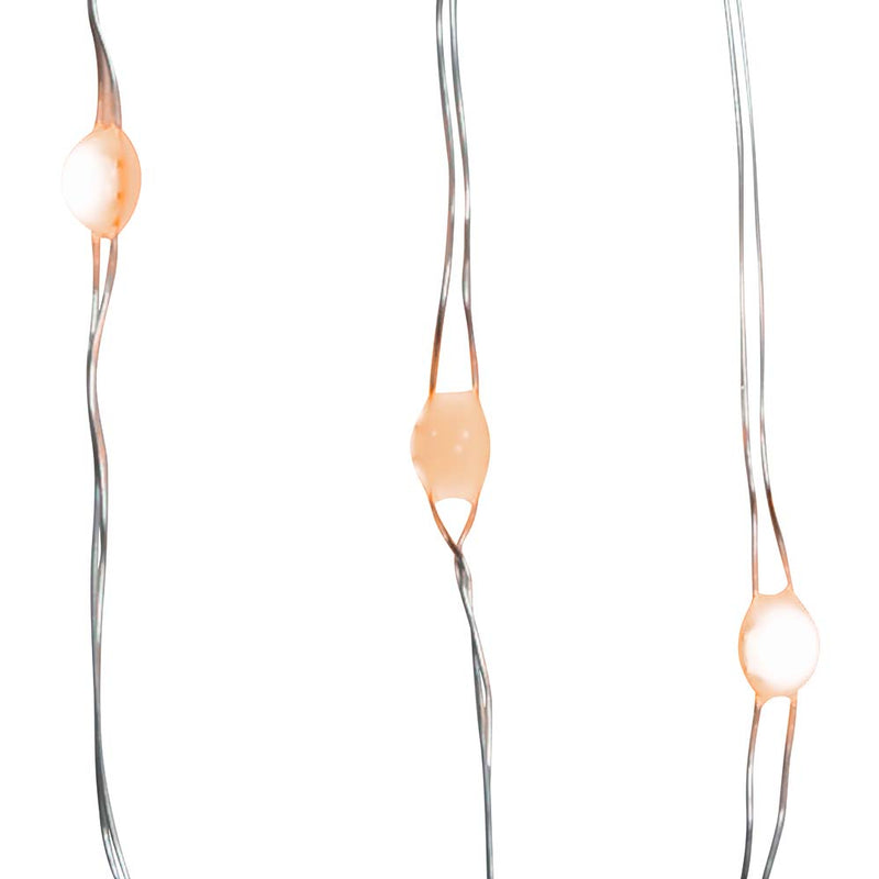 50-Light Battery-Operated Classic White Superbright LED Light Set - The Country Christmas Loft