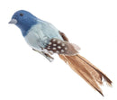 Feather Flocked Chickadee Clip-On Ornament -