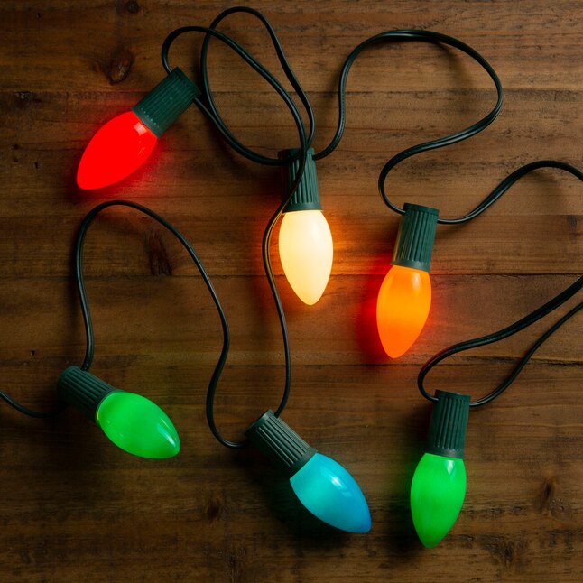 25-Count 25-ft Multicolor Incandescent Plug-In Christmas String Lights - The Country Christmas Loft