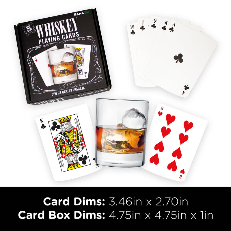 Whiskey Glass Playing Cards - The Country Christmas Loft