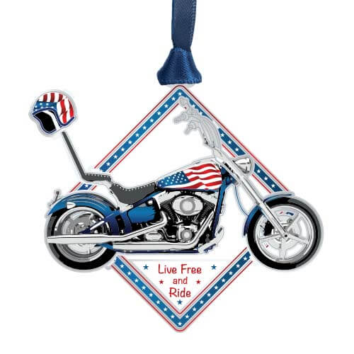 Live Free and Ride Ornament - The Country Christmas Loft