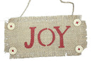 7 Inch Burlap Word Ornament - Hope - The Country Christmas Loft