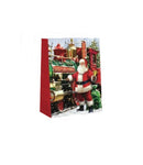 Traditional Small Gift Bag - Santa Claus Express - The Country Christmas Loft