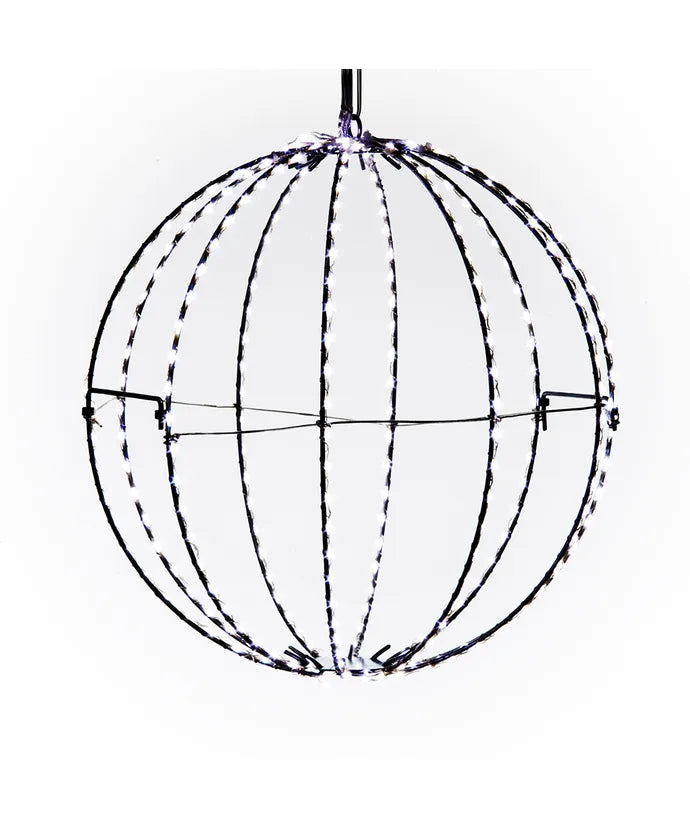 Lighted LED Sphere - 12 Inch - Cool White - The Country Christmas Loft