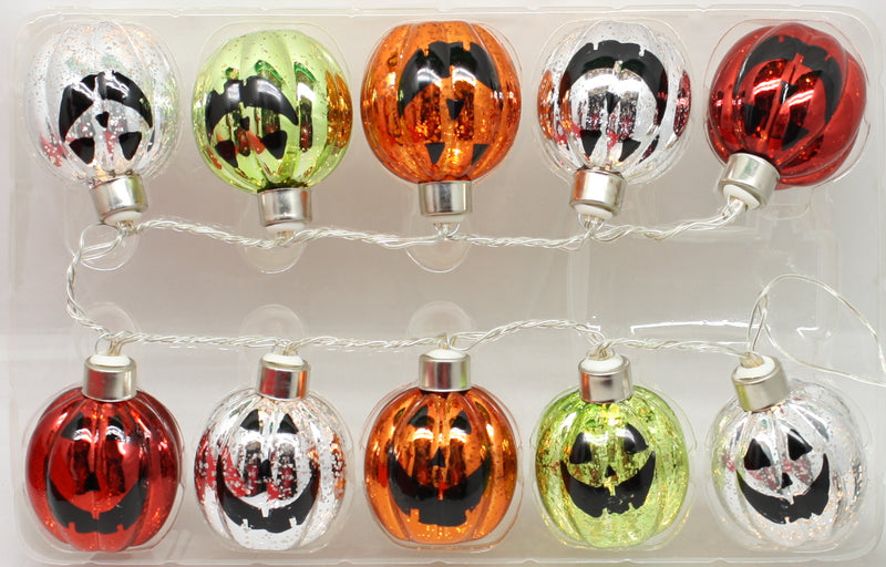 LED Halloween String Light Set - Jack-O-Lanterns - The Country Christmas Loft