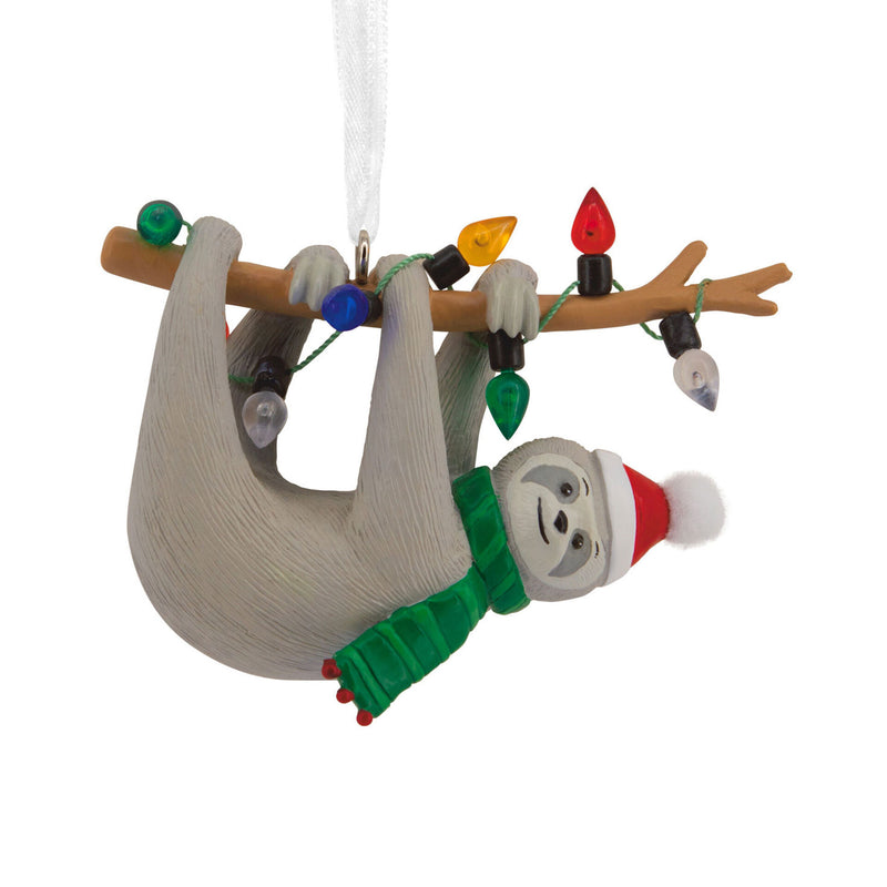 Hallmark Festive Sloth Ornament