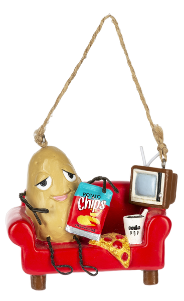 Couch Potato Ornament - The Country Christmas Loft