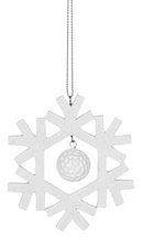 Snowflake Golf Ornament - The Country Christmas Loft