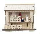 Battery-Operated LED Light-Up Wooden House - - The Country Christmas Loft