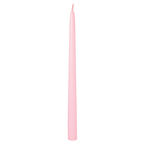 Unscented Taper Candle - 12 inches - Wildflower Pink - The Country Christmas Loft