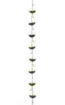 68" Metal Antique Rain Chain - Umbrellas - The Country Christmas Loft