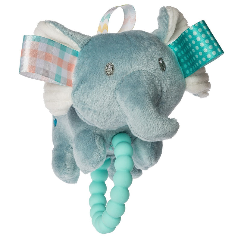 Taggies Dream Big Elephant Teether Rattle – 6″ - The Country Christmas Loft